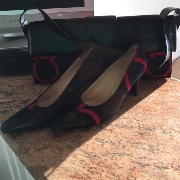 ❤️❤️Flash SaleFerragamo Shetland bag/shoe Vintage