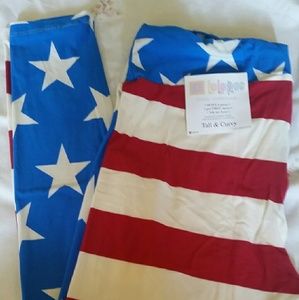 Lularoe American Flag Leggings : TC