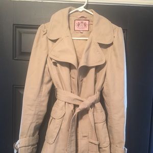 Juicy couture khaki coat