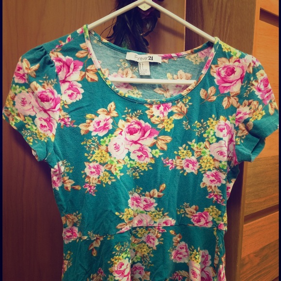 Floral peplum top