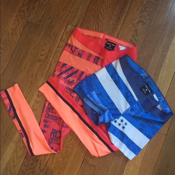 ❌sold❌ Two Reebok crossfit leggings, one short