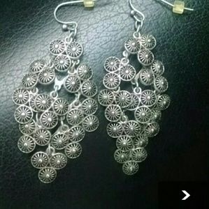 Silver Chandelier Earrings