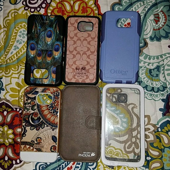 Lot of 6 Galaxy S6 phone cases