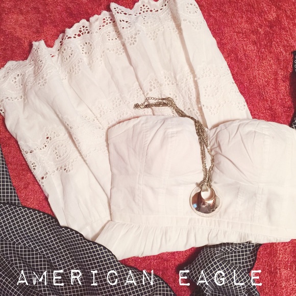 American Eagle strapless summer dress