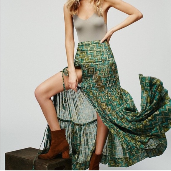 Free People Esmerelda maxi skirt