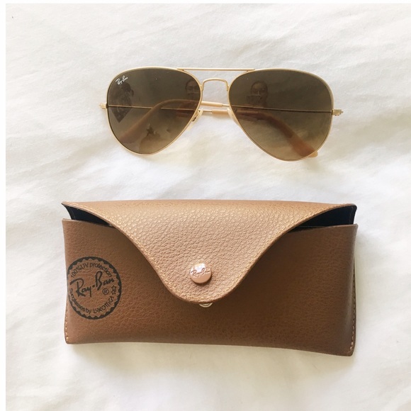 Ray-Ban Accessories - NWOT Light Brown Aviators