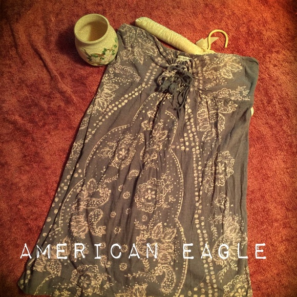 American Eagle strapless midi