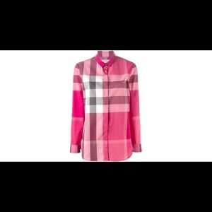 Burberry Brit checked shirt in pink