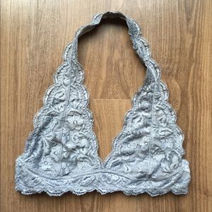 Gray Lace Bralette