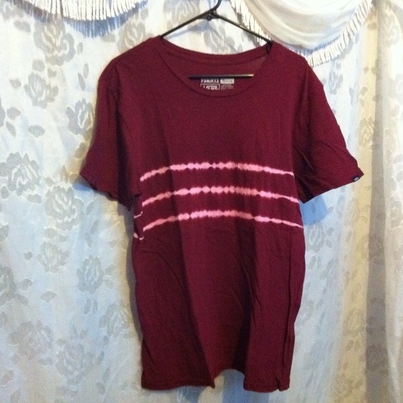 Vans maroon skater tee