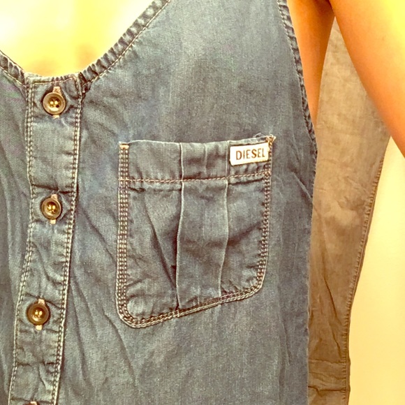 Diesel "jean" look dress. XS.