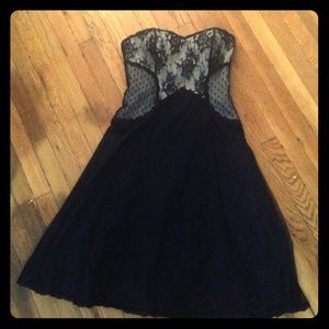 Fancy, somewhat gothic little black dress