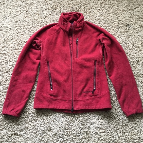 Patagonia jacket red fleece