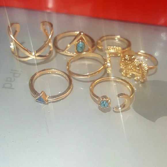 LAST ONE! boho midi ring set - Picture 3 of 3