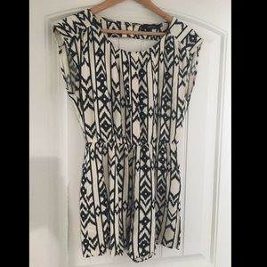 Black & White Romper