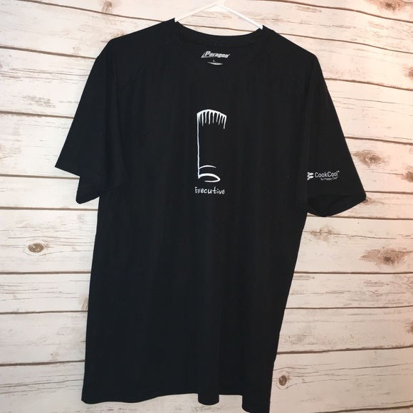 Men's black "Cook Cool " by Happy Chef dry fit