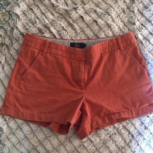 JCrew 4" chino shorts