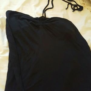 Black halter top