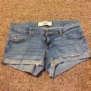 hollister jean shorts