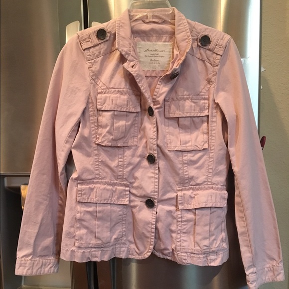 pink cargo jacket