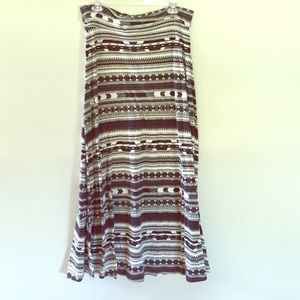 Mossimo tribal print skirt