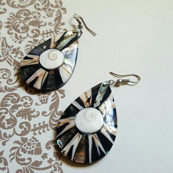 Sea shell earings