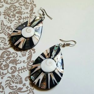 Sea shell earings