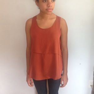 Theory silk sleeveless top