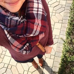 Plaid Infiniti Scarf