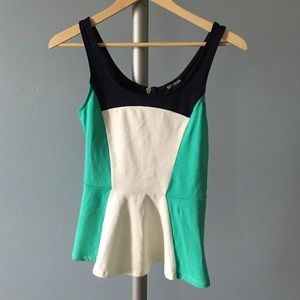 Express peplum top, XS