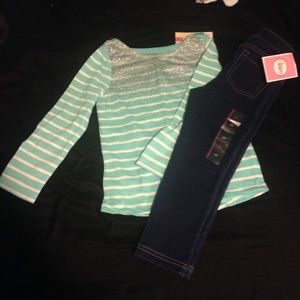 Size 3T - girls outfit. Brand new with tags!