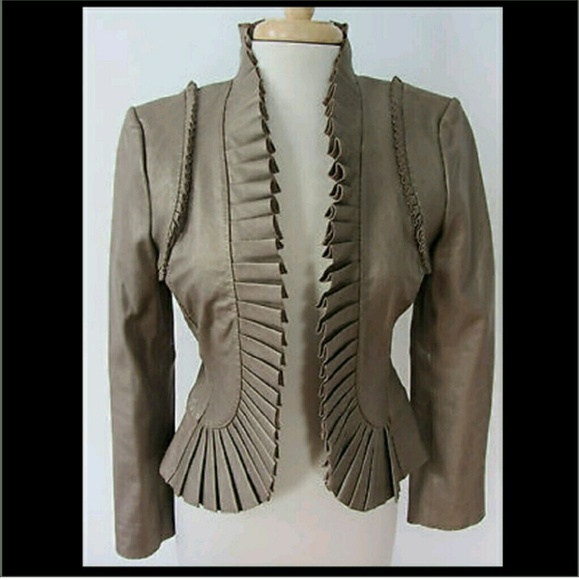 SALE Authentic Tory Burch "Andra" leather jacket