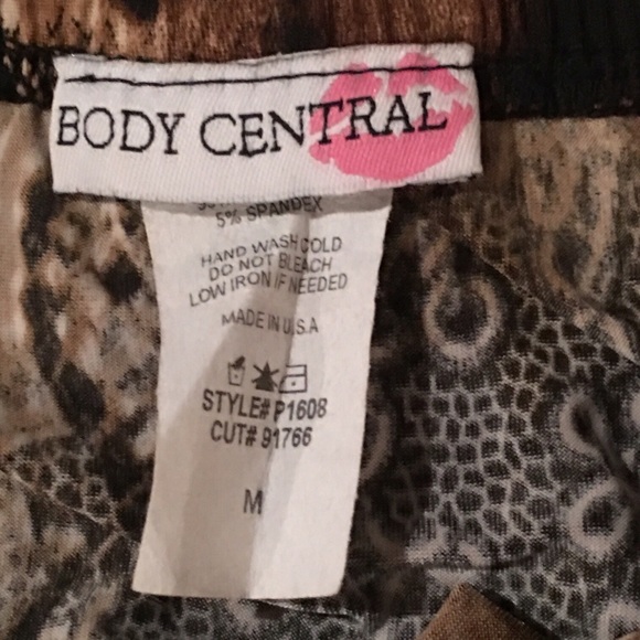 BODY CENTRAL Strapless Bandeau Top - Sz Medium - Picture 4 of 4