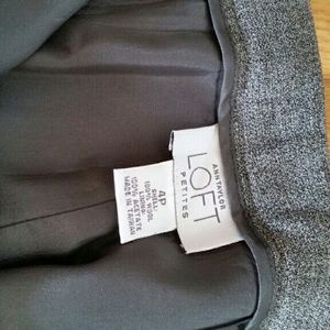Loft flat front dress pants