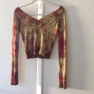 Guess sweater crop top!