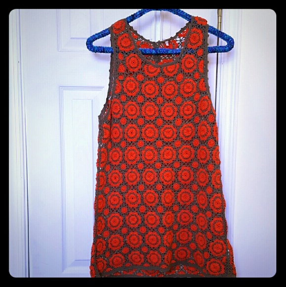 Free People Tops - Free People crocheted tunic size S