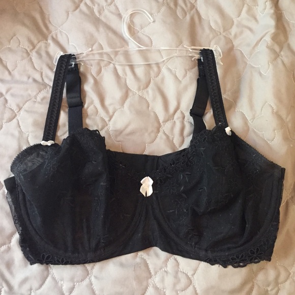 Felina "Rebecca" Floral Eyelet Balconette Bra