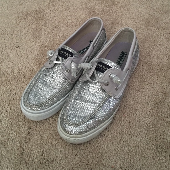 Sparkley sperry top siders