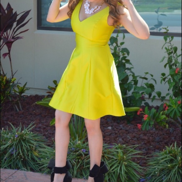Kate. Spade. Structured. Silk. Mini. Dress. - Picture 3 of 3