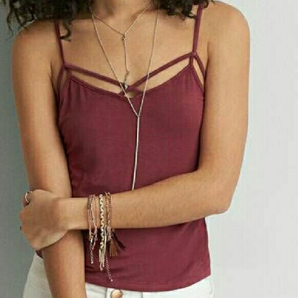 AEO FIRST ESSENTIALS STRAPPY TANK