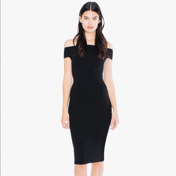 NWT: American Apparel Off-Shoulder Crossback Dress