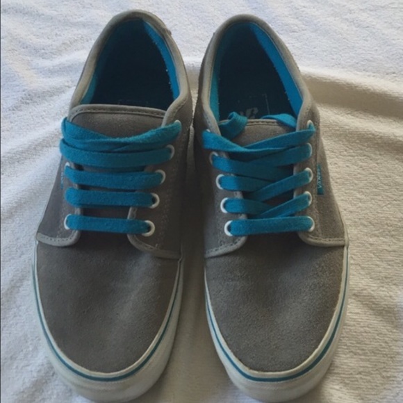 Vans (grey and light blue)