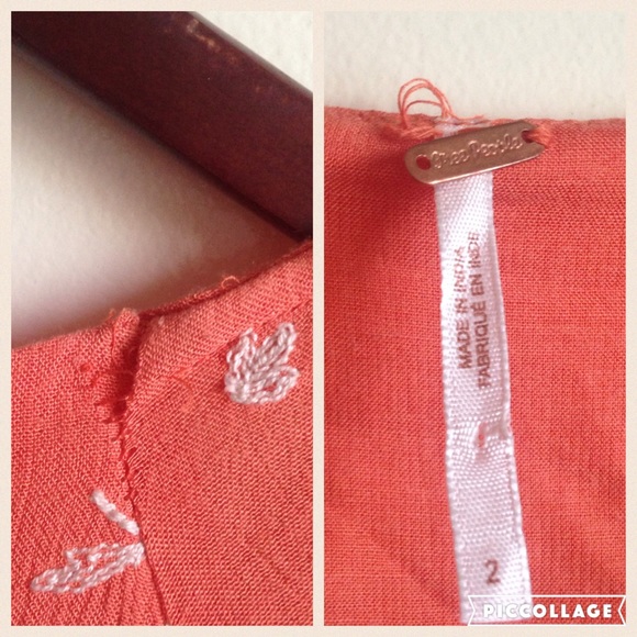 Free People 'Jasmine' Embroidered Wrap Front Dress - Picture 4 of 4