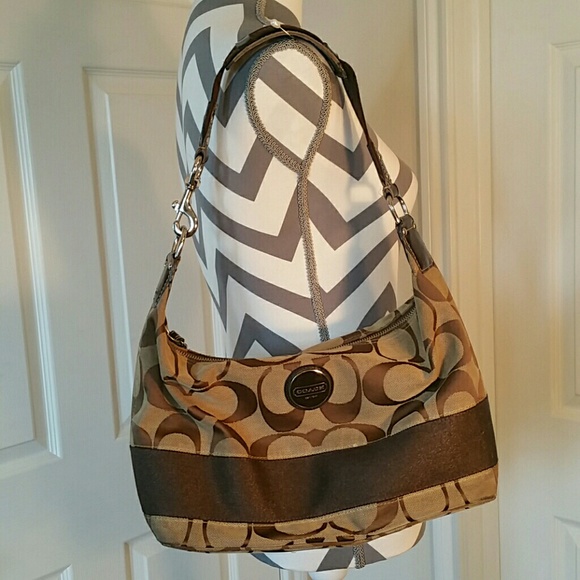 Brown/Tan Coach Purse