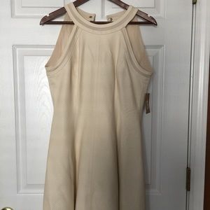 Rachel Rachel Roy Faux-Leather Fit & Flare Dress