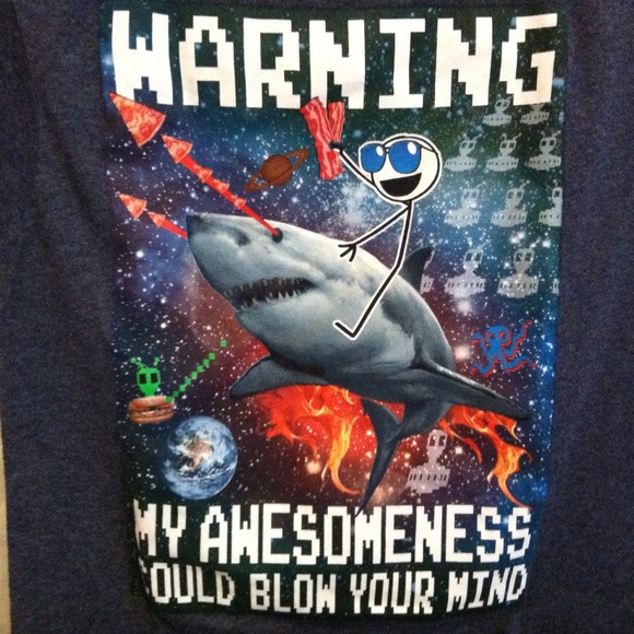 Warning my awesomeness could blow your mind tee