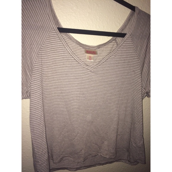 Striped crop top