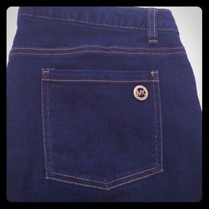 Michael Kors dark wash stretch jeans