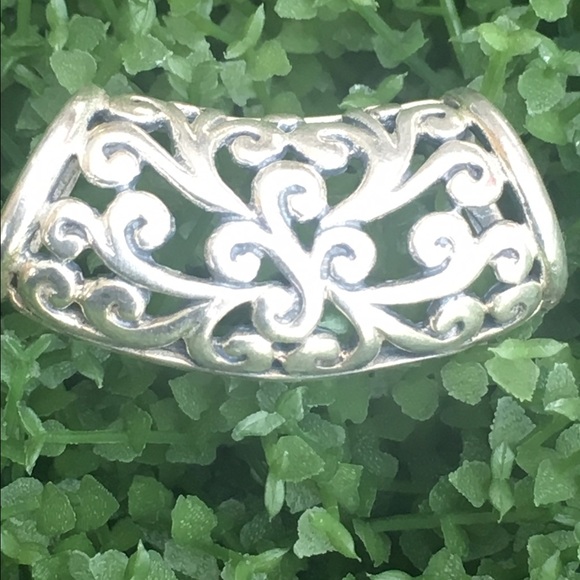 Sterling Silver Scroll Pendant - image 1