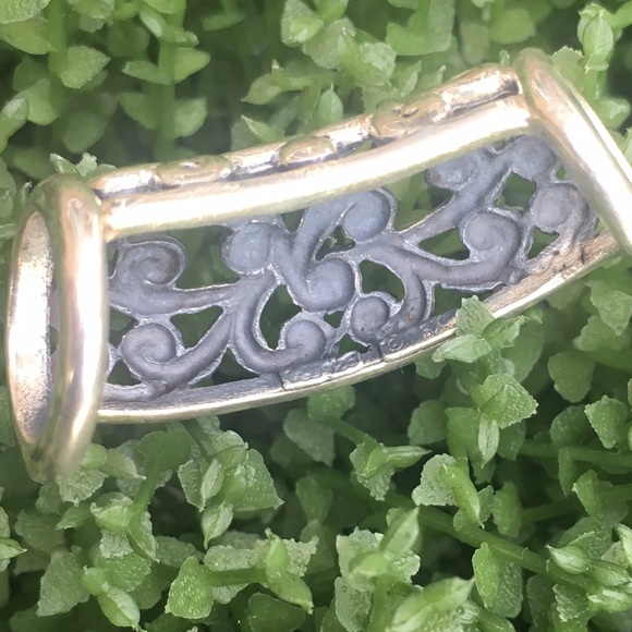 Sterling Silver Scroll Pendant - image 2